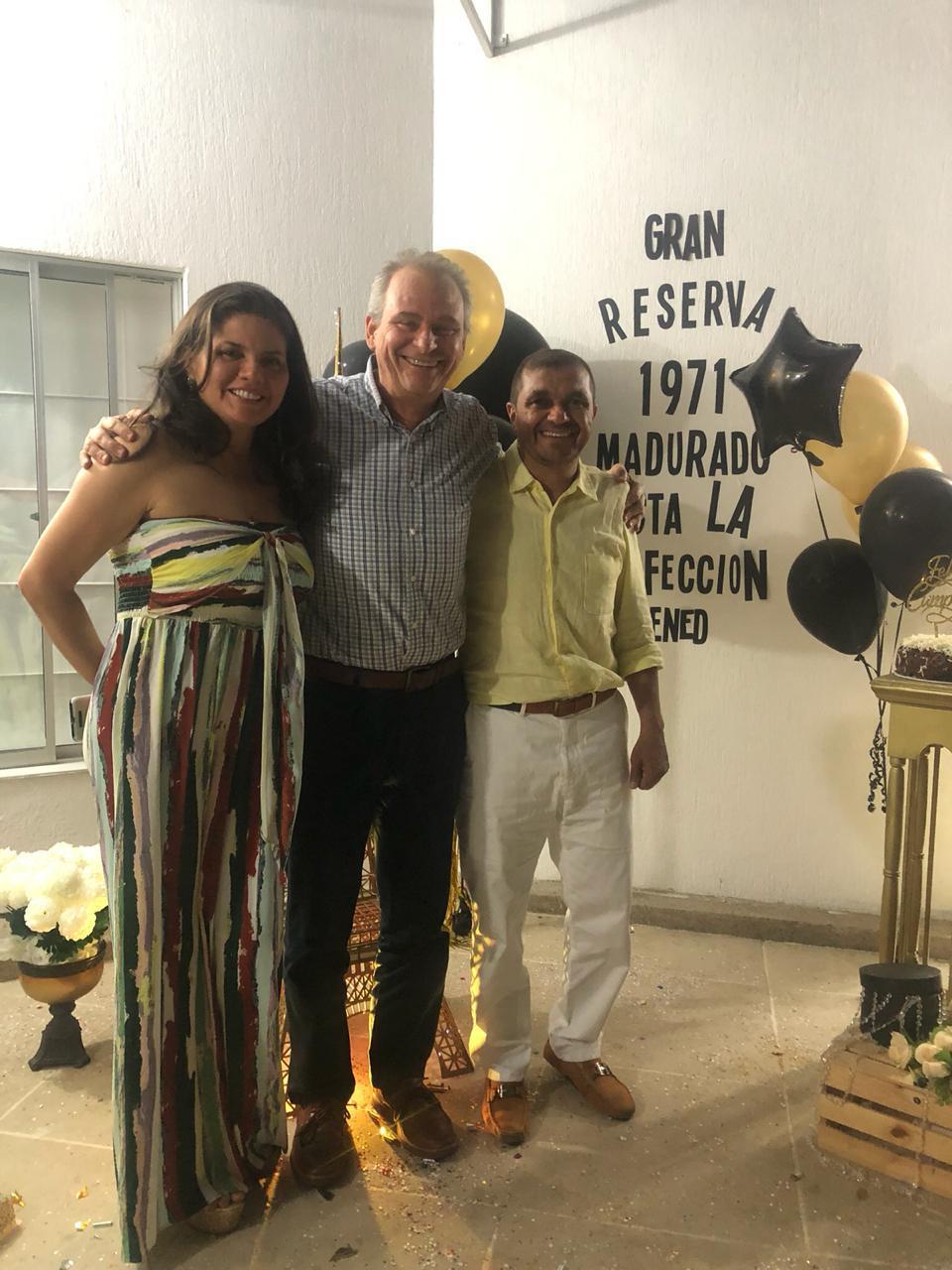 Bertha de Salamanca, Hárold Salamanca y René Cantillo.